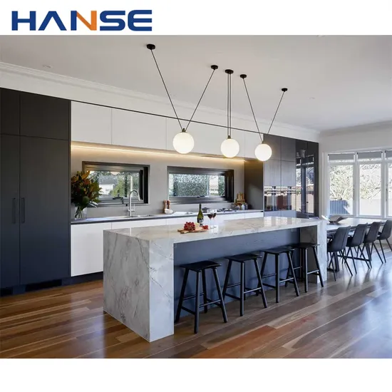 AIS Modern Designs Hochwertige, erschwingliche, maßgeschneiderte Möbel, gebrauchte kleine, vollweiße L-förmige Melamin-Küchenschränke aus China